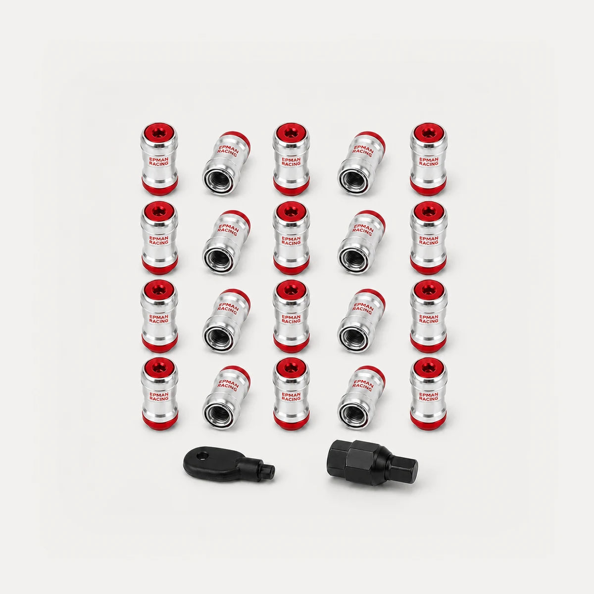 Kit 20 Tuercas Lug Nuts Epman 12x1.25 Acero Seguridad. [IRP-CATALOG:BULO010-ROJ-1.25-GALLERY-3-C.webp:8ab8fa092c2f6125]