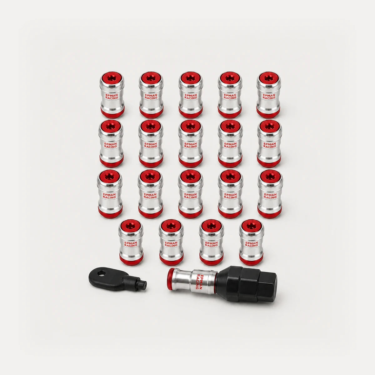 Kit 20 Tuercas Lug Nuts Epman 12x1.25 Acero Seguridad. [IRP-CATALOG:BULO010-ROJ-1.25-GALLERY-4-C.webp:95d2567665e53119]