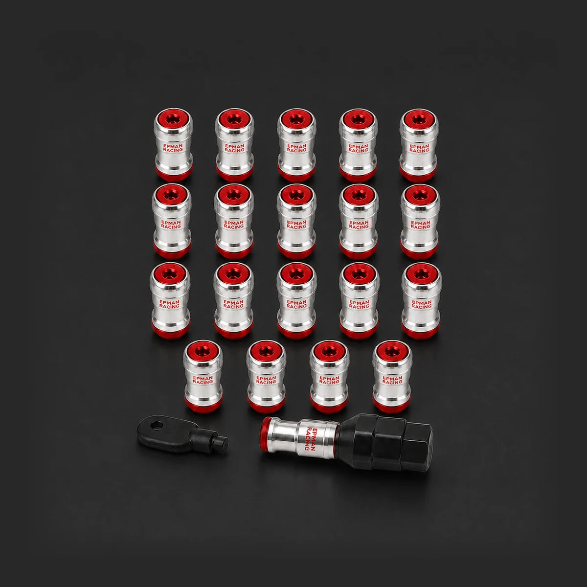 Kit 20 Tuercas Lug Nuts Epman 12x1.25 Acero Seguridad. [IRP-CATALOG:BULO010-ROJ-1.25-GALLERY-4-O.webp:32a5177031455abf]