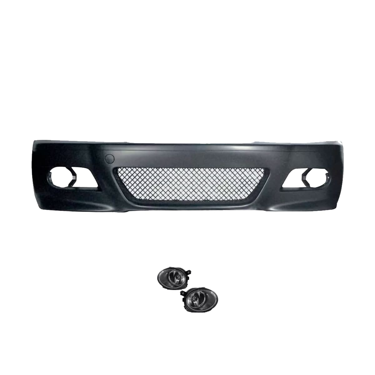 Paragolpe BMW E46 Serie 3 99-06 M3 Plástico con Antinieblas