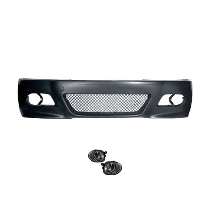 Paragolpe BMW E46 Serie 3 99-06 M3 Plástico con Antinieblas