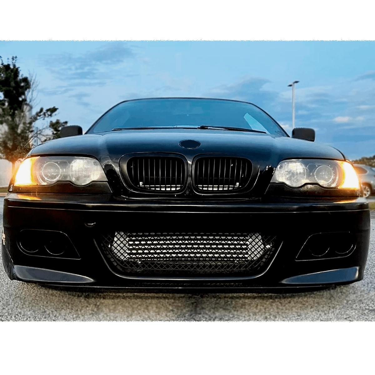Paragolpe BMW E46 Serie 3 99-06 M3 Plástico con Antinieblas