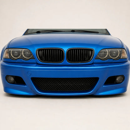Paragolpe BMW E46 Serie 3 99-06 M3 Plástico con Antinieblas. [irp-catalog:bump004-gallery-2-c.webp:17459ba382bb8683]