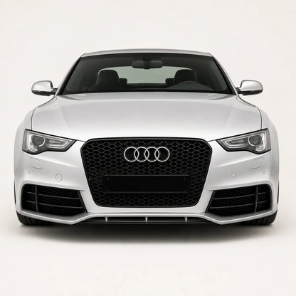 Paragolpe RS5 para Audi A5 13-16 con Parrilla RS Negra Brillante. [IRP-CATALOG:BUMP005-1-C.webp:65845cd6f0b9f504]