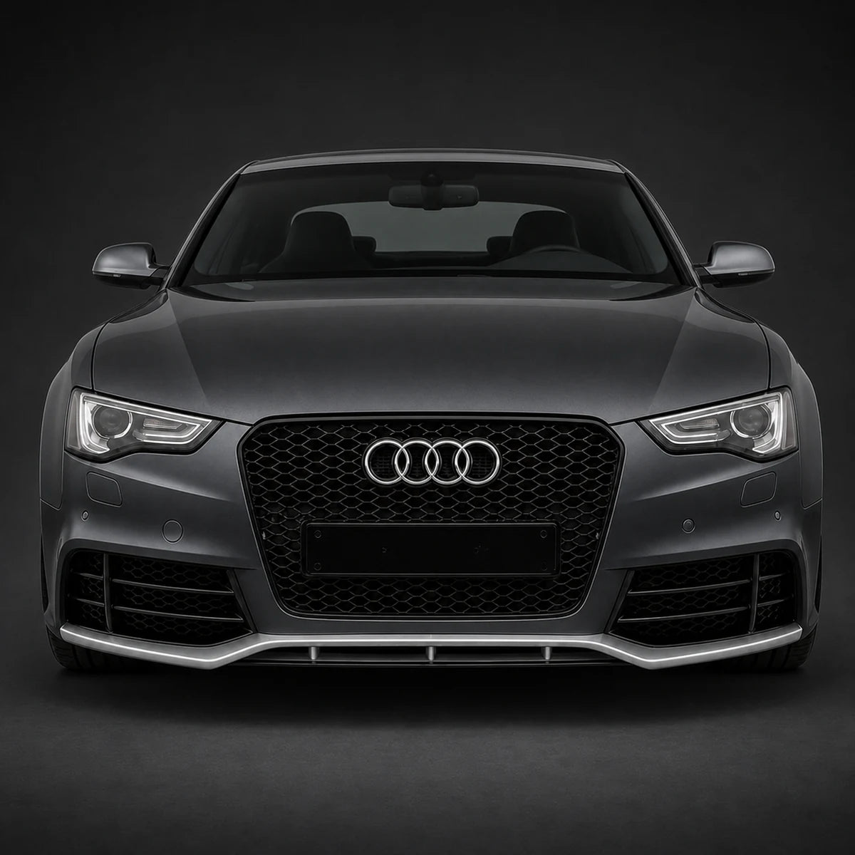 Paragolpe RS5 para Audi A5 13-16 con Parrilla RS Negra Brillante. [IRP-CATALOG:BUMP005-1-O.webp:7583316d345876d3]