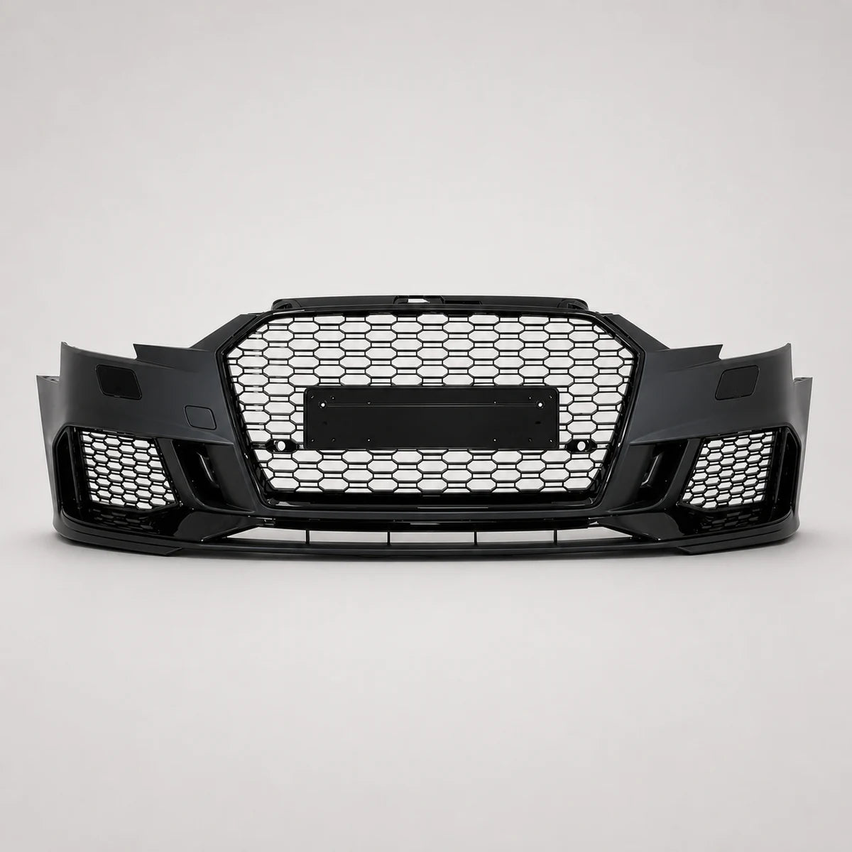 Paragolpe RS3 para Audi A3 8V 17-20 con Rejillas y Parrillas Negra Brillante. [IRP-CATALOG:BUMP006-1-C.webp:08089d834b86a4bf]
