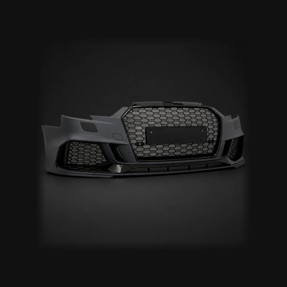 Paragolpe RS3 para Audi A3 8V 17-20 con Rejillas y Parrillas Negra Brillante. [IRP-CATALOG:BUMP006-GALLERY-1-O.webp:4f9442d1d019d740]