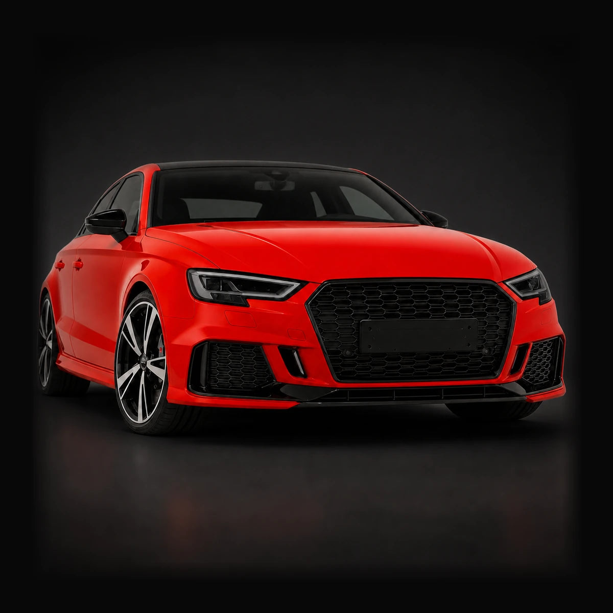 Paragolpe RS3 para Audi A3 8V 17-20 con Rejillas y Parrillas Negra Brillante. [IRP-CATALOG:BUMP006-GALLERY-3-O.webp:e14a978fee3a1e83]