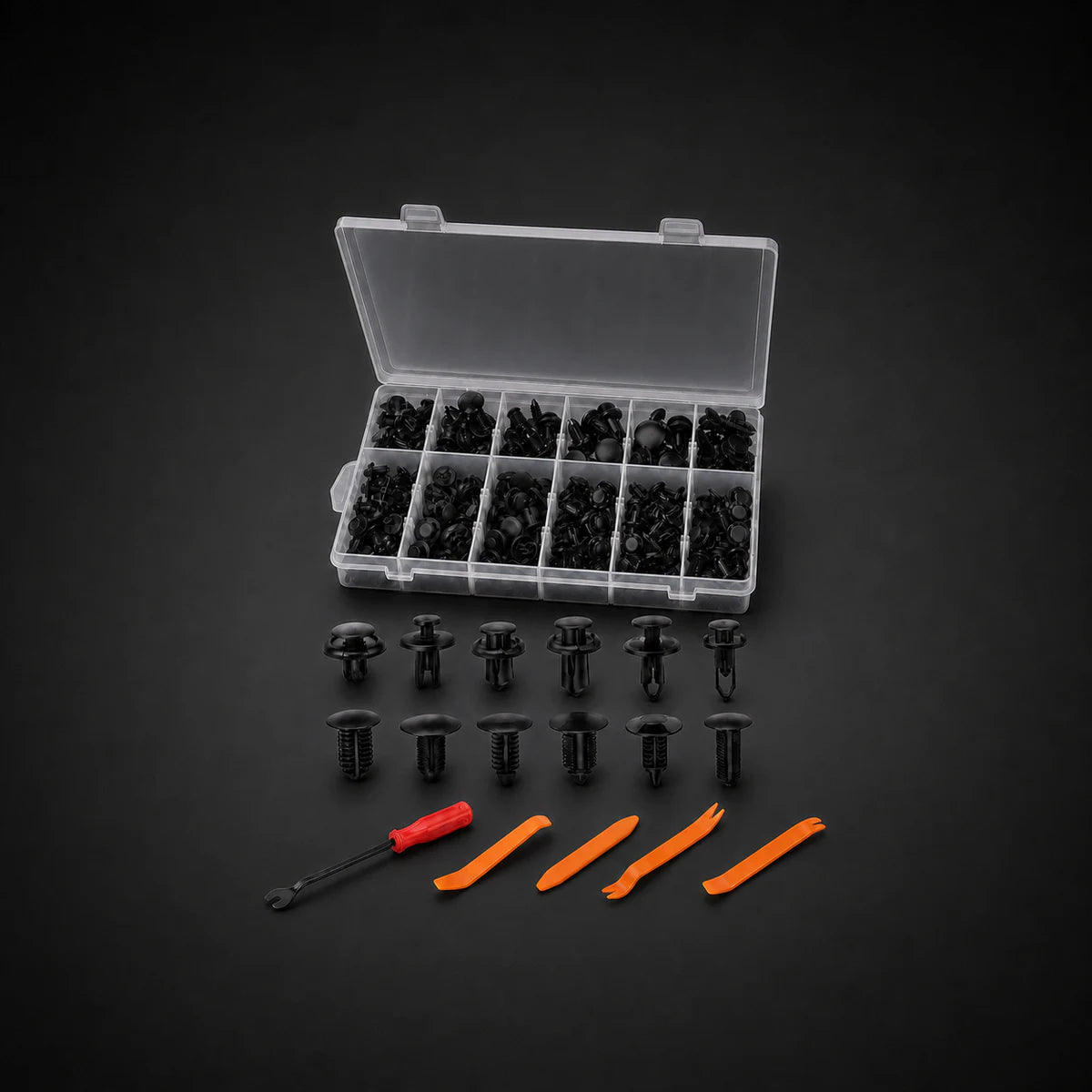 Clips Automotor Plásticos Varios 240 Piezas. [irp-catalog:clip002-1-o.webp:05d92e6c56527bf5]