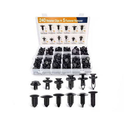 Clips Automotor Plásticos Varios 240 Piezas