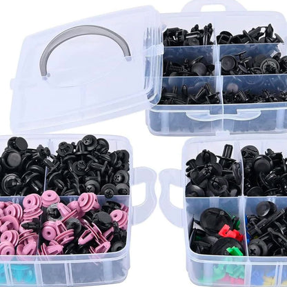 Clips Plásticos 680 Piezas + Herramientas