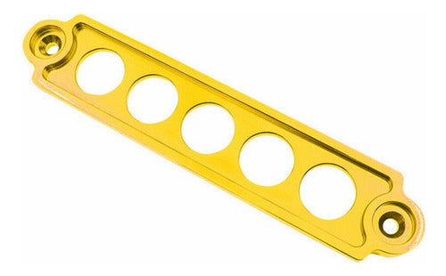 Sujetador De Bateria Universal Largo Aluminio Anodizado 22cm