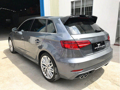 Aleron Para Audi A3 S3 2014-2020 8v Hatchback De Fibra De Carbono