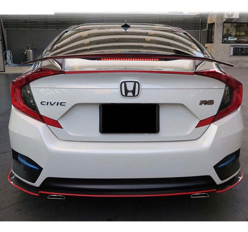 Aleron para Honda Civic 2017 2018 Estilo Si