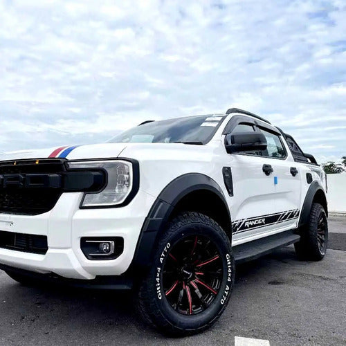 Kit Fenders + Faros Led Raptor Ford Ranger T9 23-26 Negro