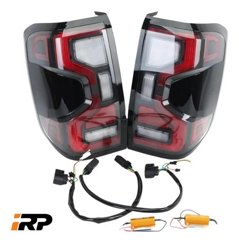 Faros Traseros Led Ford Ranger T9 23-26 Tipo Xlt Raptor Blis