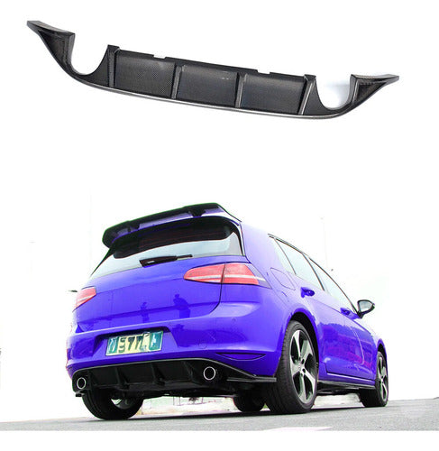 Difusor De Carbono Para Golf Gti Mk7