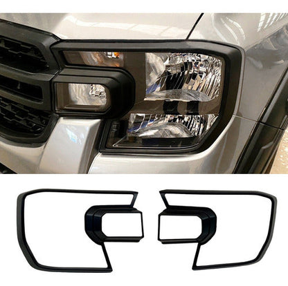 Kit Fenders + Molduras Raptor Para Ford Ranger Xl 23-25 Negro