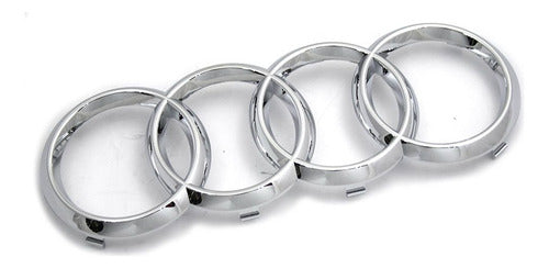 Parrilla Para Audi S3 8p 08-13 Con Borde Cromado Viras Negra