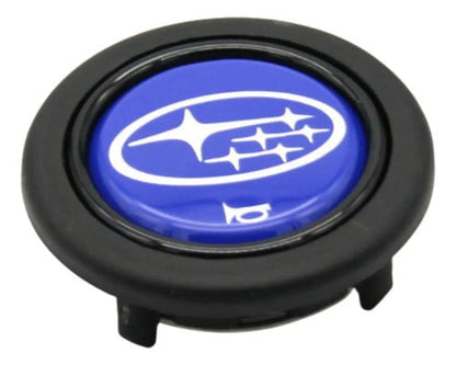 Pulsador de Bocina logo Subaru para Volante Deportivo tipo Nardi Omp Momo Gp Race