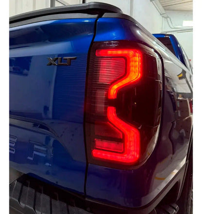 Kit Fenders + Faros Led Raptor Ford Ranger T9 23-26 Negro