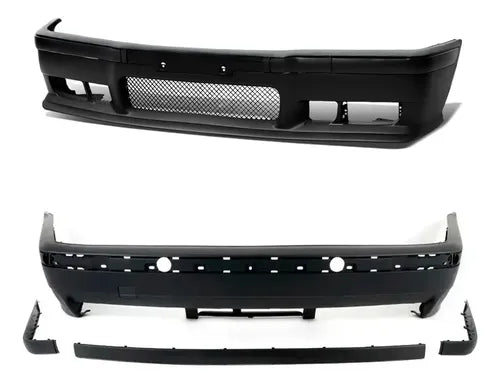 Kit Paragolpes Bmw E36 Estilo M3 Del/tras Negro Negro