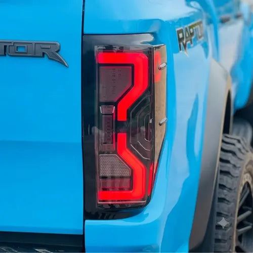 Faros Traseros Led Ford Ranger 2012-2022 T6 T7 T8 T9 Xlt Ambos Lados Negro