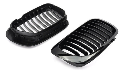 Kit Paragolpe + Parrillas Para Bmw E46 M3 Pre Lci 99-01 Negro