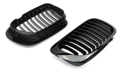 Kit Paragolpe + Parrillas Para Bmw E46 M3 Pre Lci 99-01 Negro