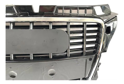 Parrilla Para Audi S3 8p 08-13 Con Borde Cromado Viras Negra