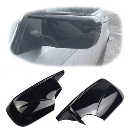 Kit Paragolpe + Carcasas Espejo Para Bmw E46 M3 Negro