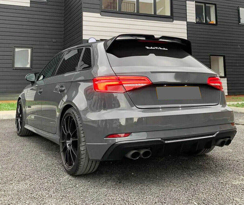Aleron Para Audi A3 S3 2014-2020 8v Hatchback De Fibra De Carbono