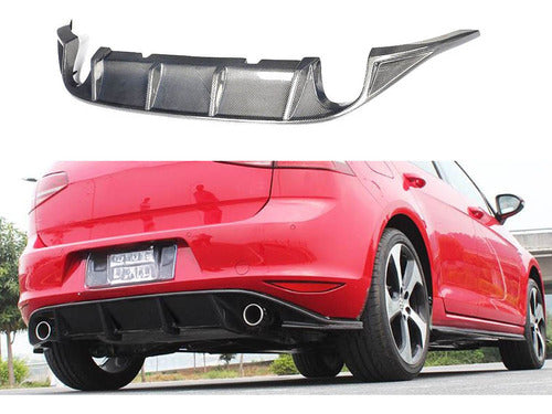 Difusor De Carbono Para Golf Gti Mk7