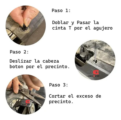 Kit 20 Ganchos Grampas Clips Pasarueda Plasticos Universal