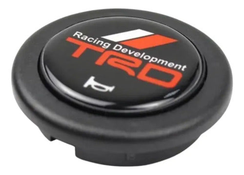 Pulsador de Bocina logo TRD Toyota para Volante Deportivo tipo Nardi Omp Momo Gp Race