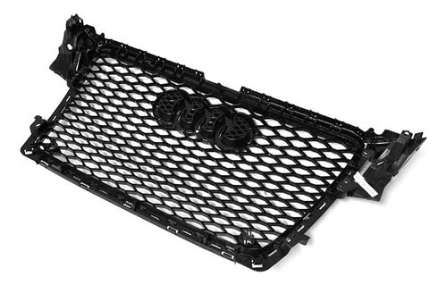 Parrilla Estilo Rs4 Para Audi A4 08-12 Con Borde Cromado