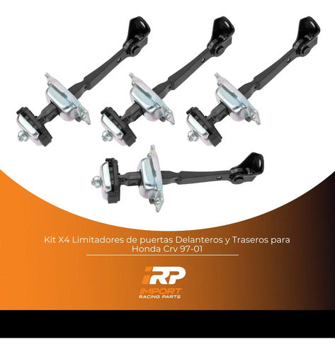 Kit X4 Limitadores De Puertas Completo Para Honda Crv 1997-2001 Con Embalaje Adicional