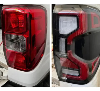 Kit Fenders + Faros Led Raptor Ford Ranger T9 23-26 Negro