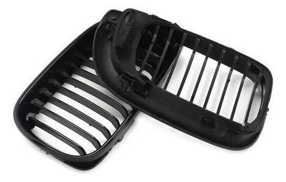 Kit Paragolpe + Parrillas Para Bmw E46 M3 Lci 02-05 Negro