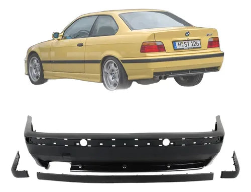 Kit Paragolpes Bmw E36 Estilo M3 Del/tras Negro Negro