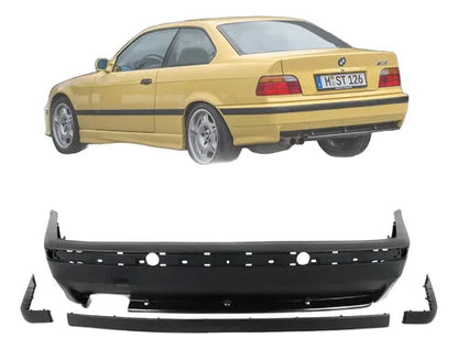Kit Paragolpes Bmw E36 Estilo M3 Del/tras Negro Negro
