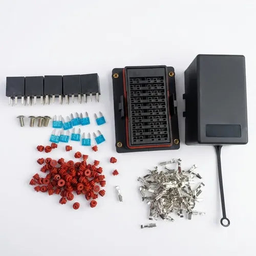 Caja Fusibles Estanca 10 Fusibles 5 Relays Universal Nautica
