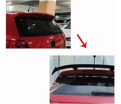 Alerón para Mazda 3 Hatchback 2003-2012 Estilo Rs Negro Brillante