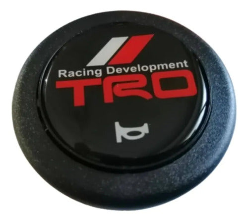 Pulsador de Bocina logo TRD Toyota para Volante Deportivo tipo Nardi Omp Momo Gp Race