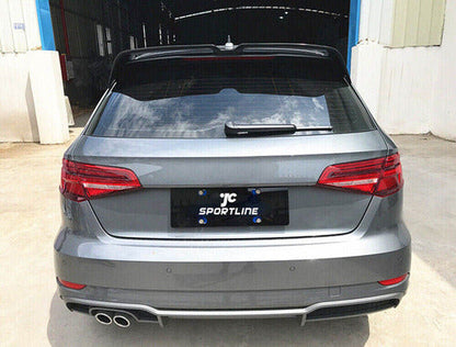 Aleron Para Audi A3 S3 2014-2020 8v Hatchback De Fibra De Carbono