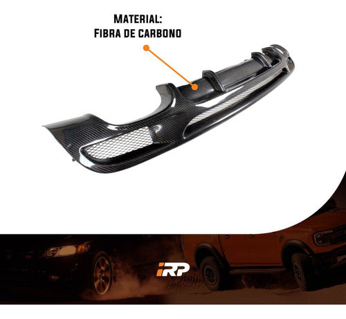 Difusor Trasero De Carbono Para Bmw E82 Serie 1 135 Salida Doble
