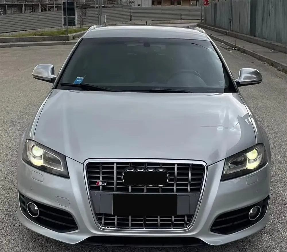 Parrilla para Audi S3 8P 08-13 con Borde Cromado Viras Grises