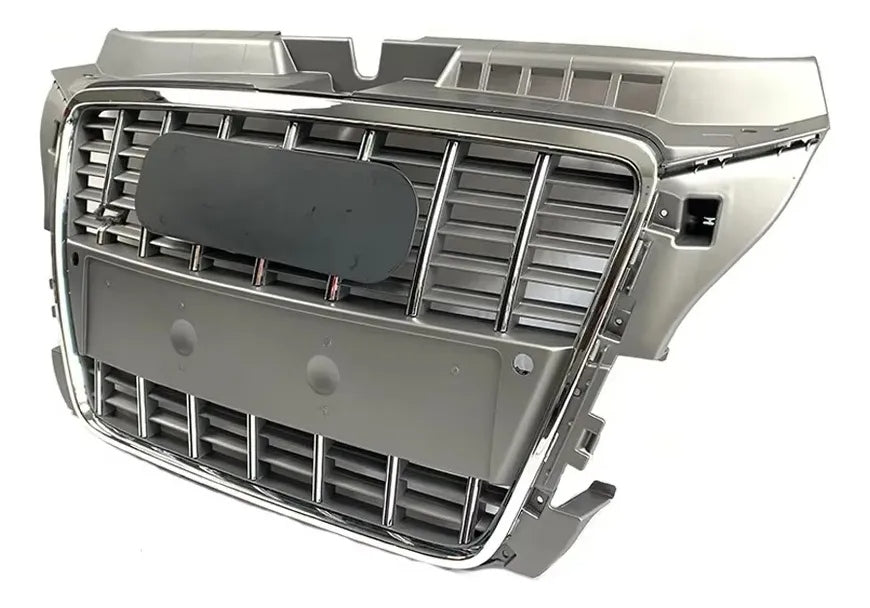 Parrilla para Audi S3 8P 08-13 con Borde Cromado Viras Grises