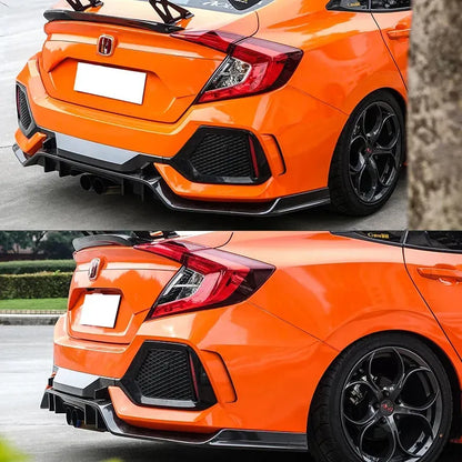 Bodykit Estilo Type R para Honda Civic 4 Puertas Sedán 16-20