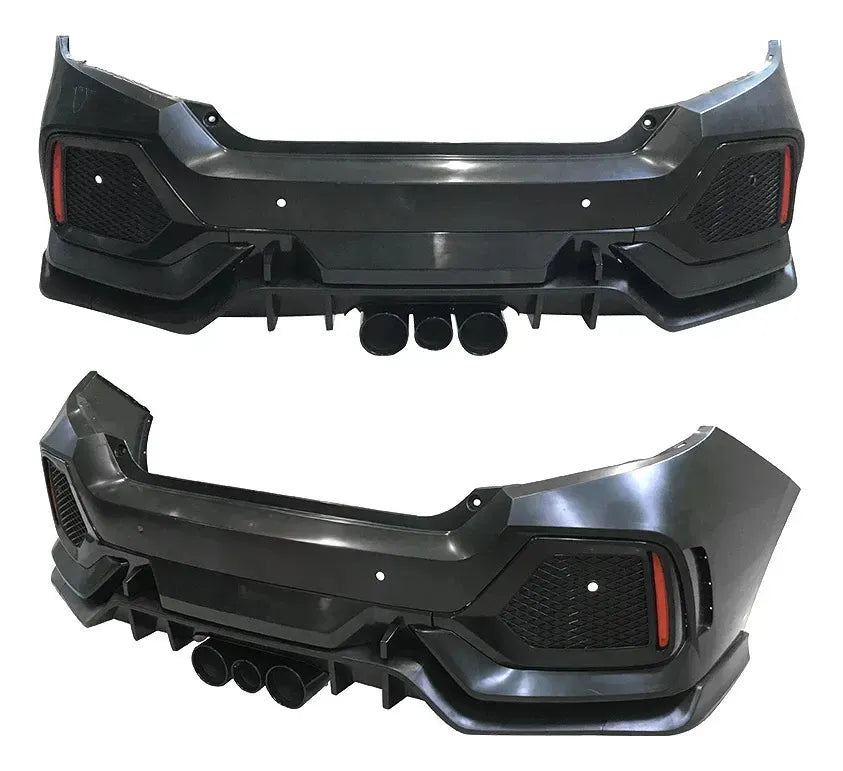 Bodykit Estilo Type R para Honda Civic 4 Puertas Sedán 16-20
